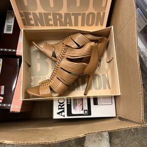 BCBG cognac heels size 9 Never worn